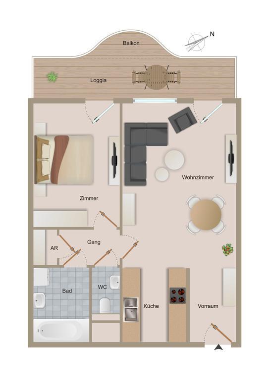 Sky View Apartment Viyana Dış mekan fotoğraf